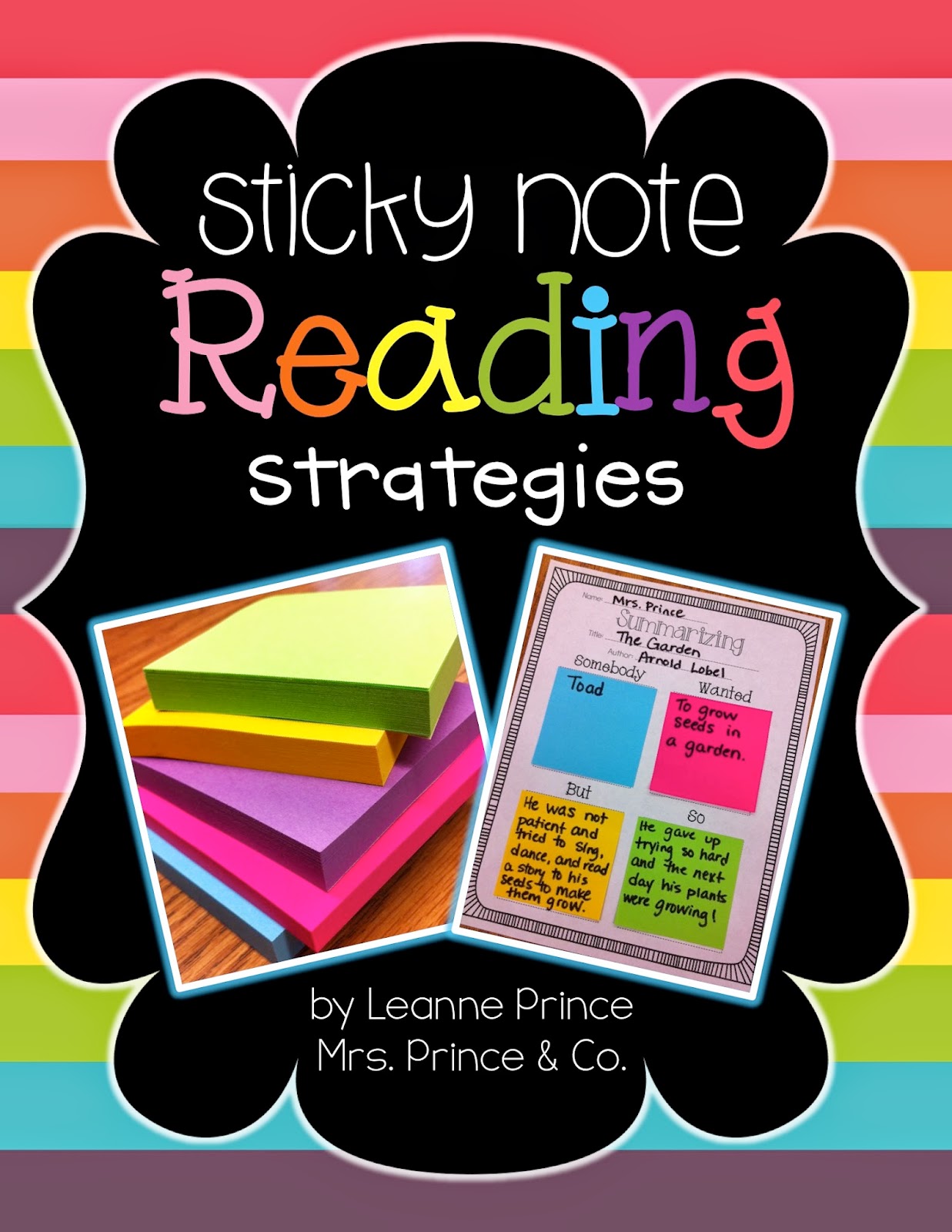 http://www.teacherspayteachers.com/Product/Sticky-Note-Reading-Strategies-660024