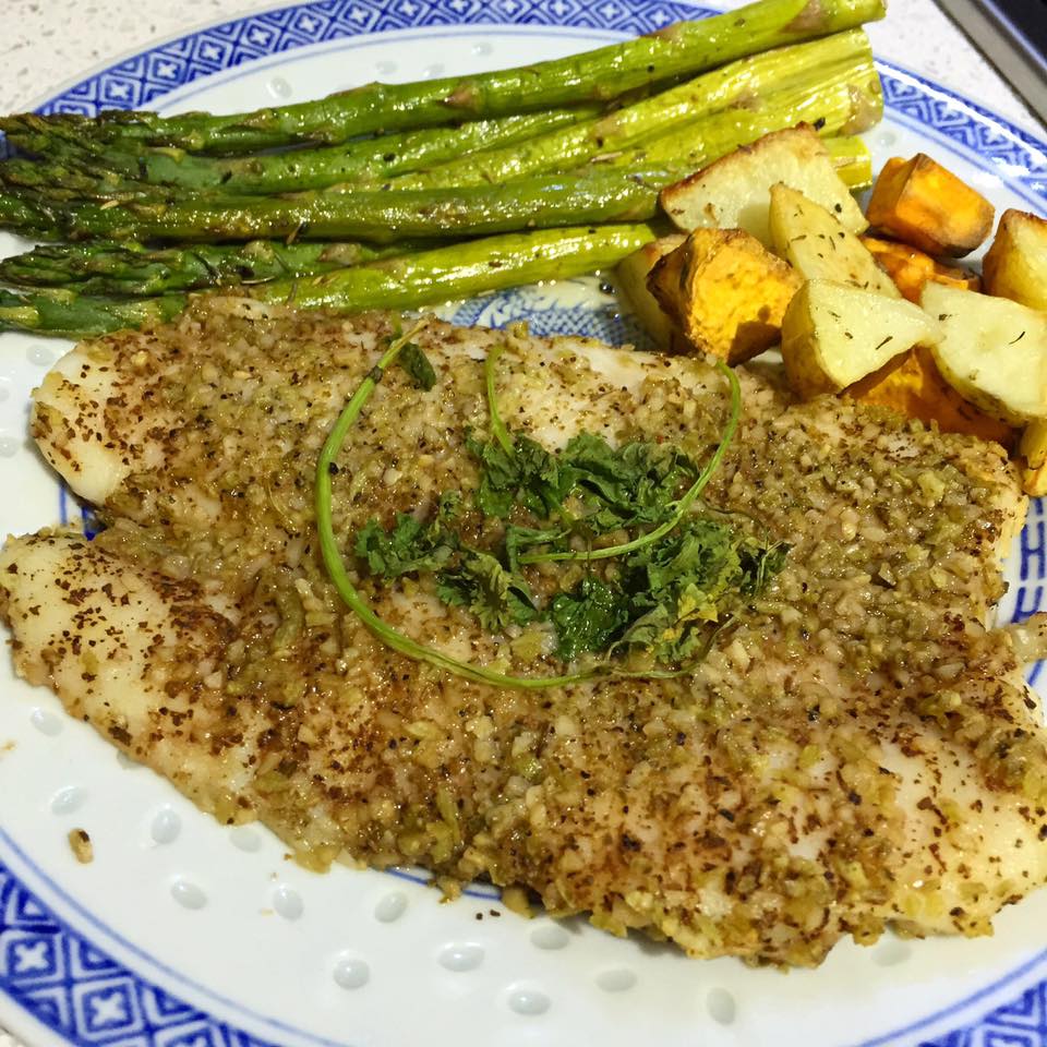 China Blue Coconut & Herb Oven Baked Fish Fillet