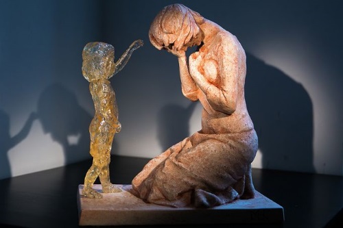 Memorial para crianças que não nasceram - Martin Hudácek. Memorial para crianças que não nasceram, escultura de Martin Hudácek.