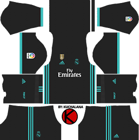 Real Madrid away Kits 2017/2018 - Dream League Soccer