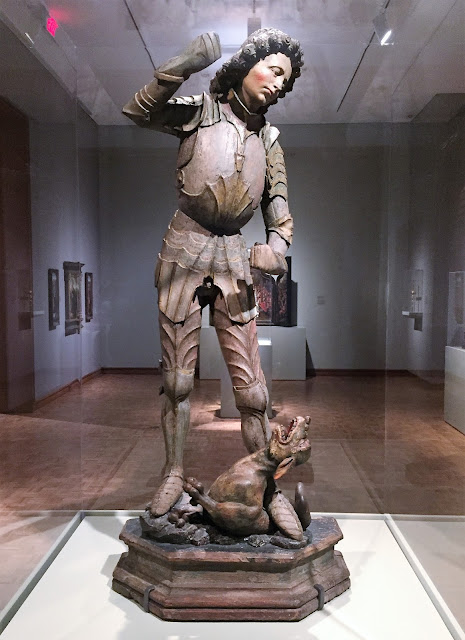 Milwaukee Art Museum: St. George Slaying the Dragon (1475/90), Austria