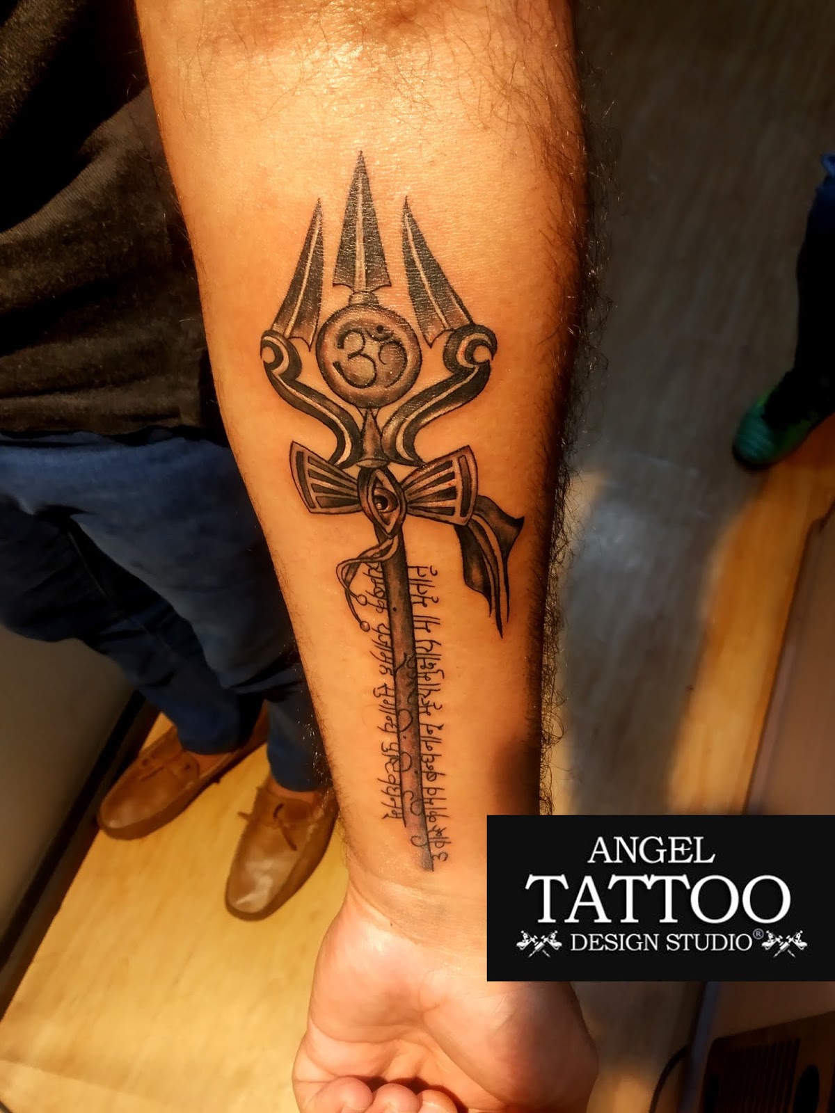 Angel Tattoo Design Studio: Trishul Tattoo Designs and Meanings