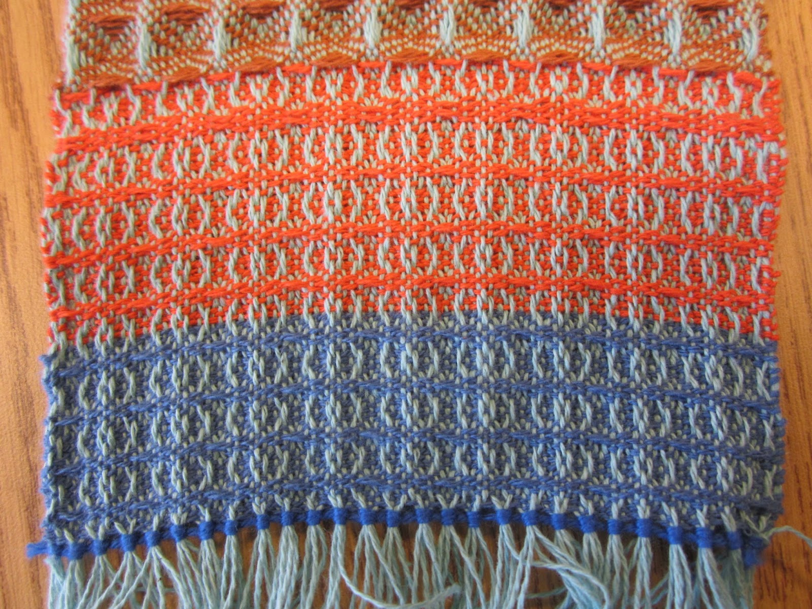Buellwood Weaver and Fiber Guild, Hancock, Michigan Waffle Weave