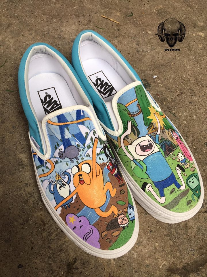 gebrek schandaal Gedeeltelijk Vans Slip-on X Adventure Time Custom by CPB Custom | Skate Shoes PH -  Manila's #1 Skateboarding Shoes Blog | Where to Buy, Deals, Reviews, & More