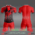 Áo Đá Bóng Không Logo Egan Victory SDD01 Đỏ