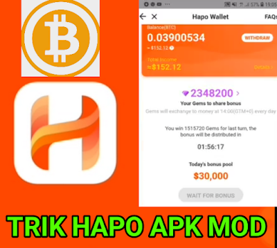 Trik Mudah cara mendapatkan 2.000.000 Gams/permata di aplikasi Hapo Mod . tutorial hack Hapo Mod 2019