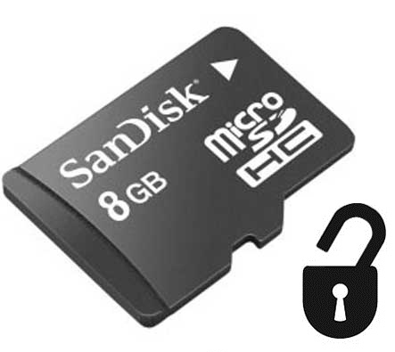 How to Unlock a Password Protected Memory Card