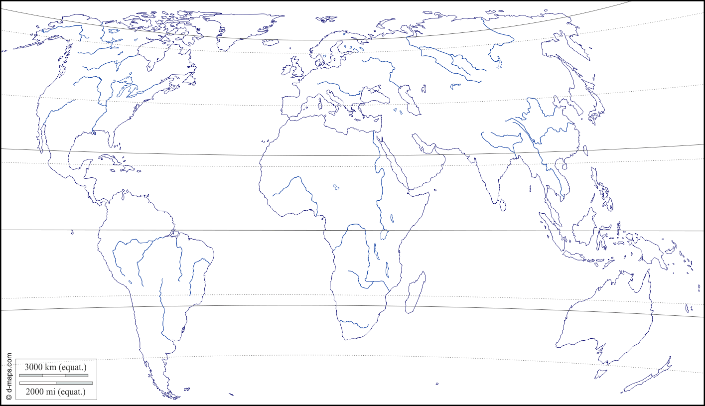 مجموعة خرائط صماء للعالم تتوسطها قارة أوربا وافريقيا