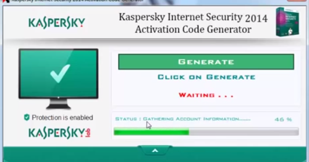 Kaspersky internet security serial number