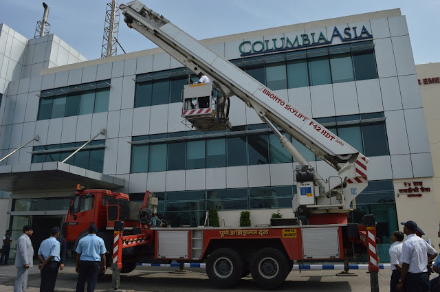  Columbia Asia Hospitals, Pune Bolsters Fire Preparedness with Mock Drill in Collaboration with Pune Municipal Corporation