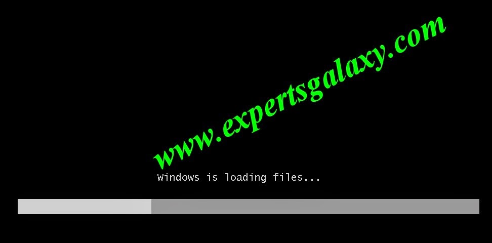 Windows 7 Loading Files Screen
