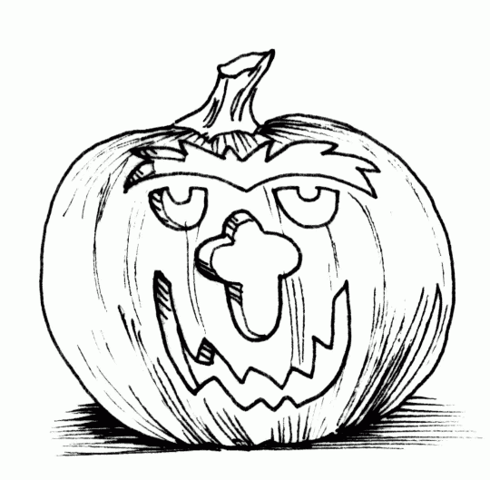 FUN & LEARN : Free worksheets for kid: Jack O Lantern Coloring Pages