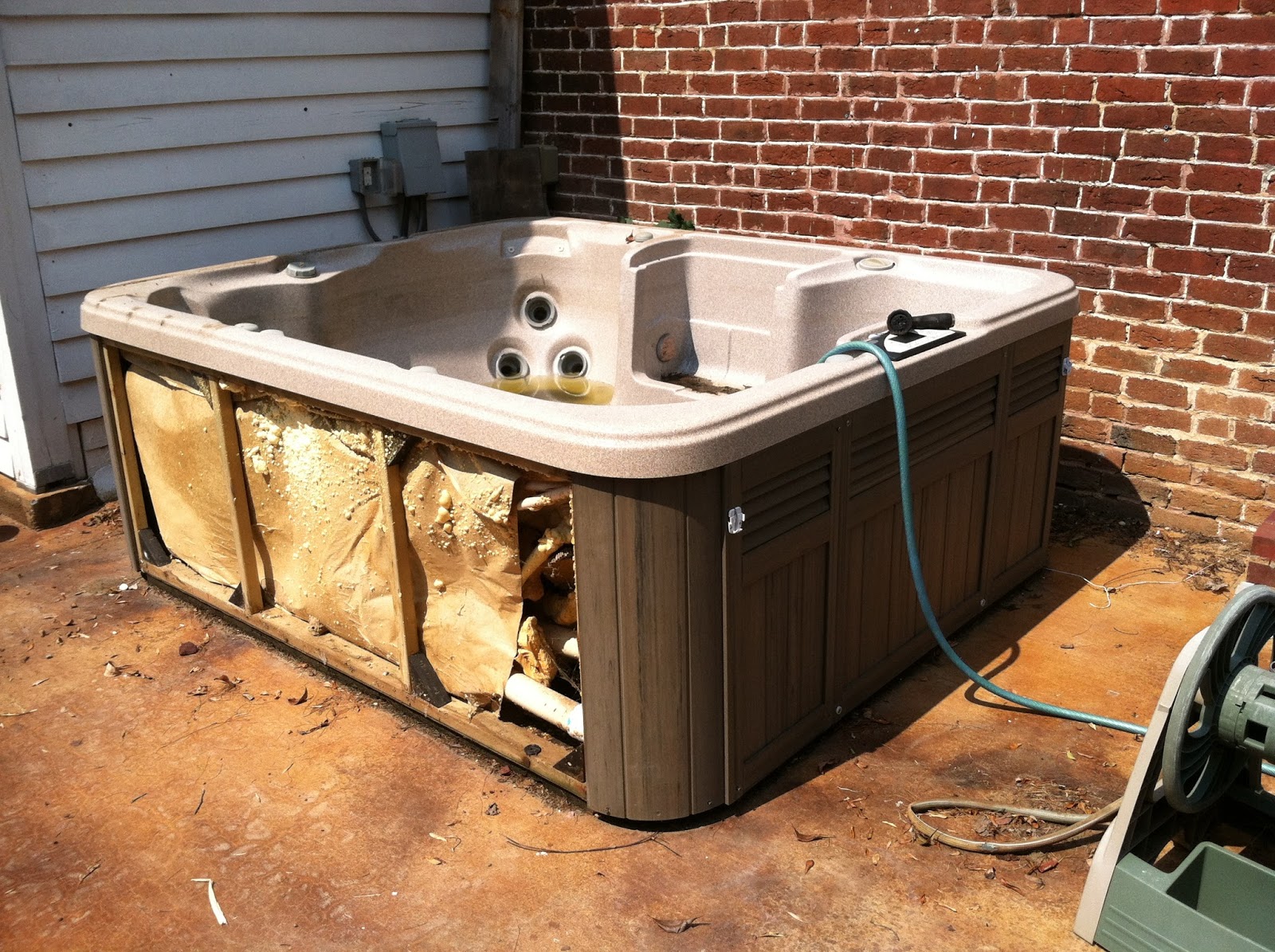 Holes In My Jeans How to demolish a hot tub