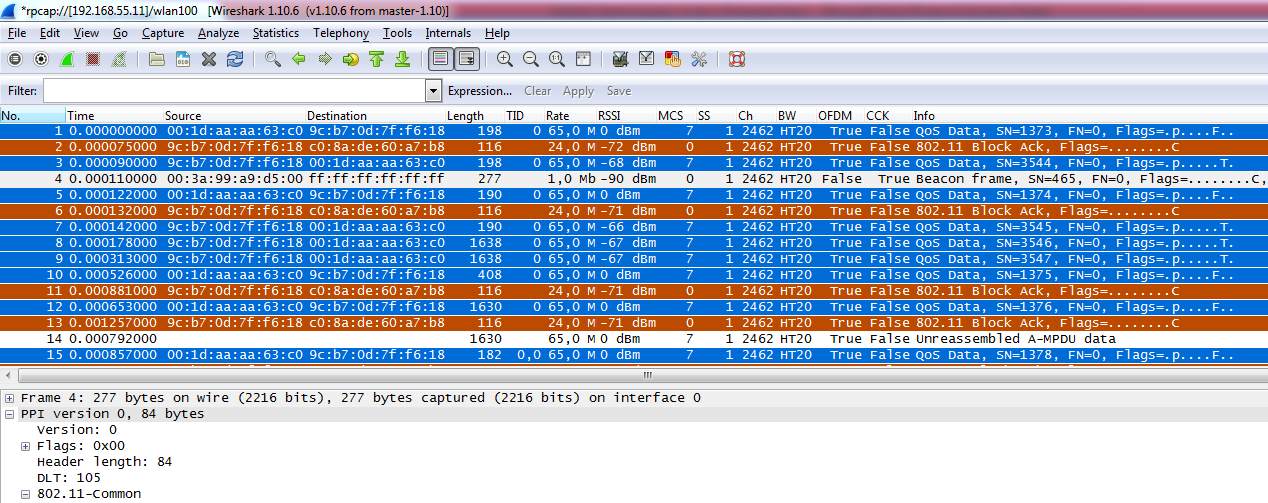 Blog about 802.11 and network automation Capturing 802.11 frames with