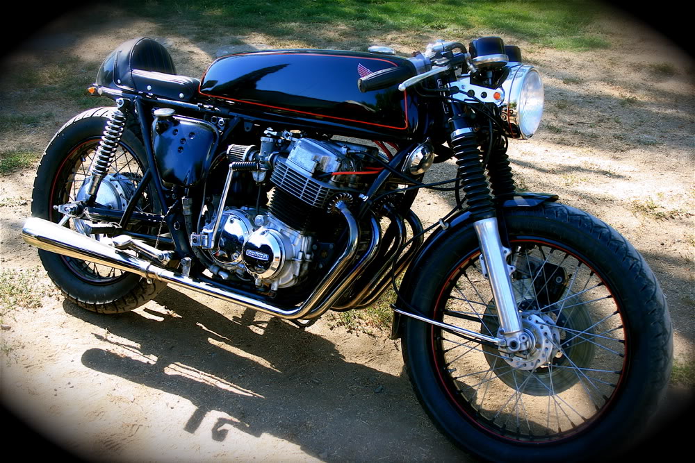 Cling on for dear life !!!: WANTED - Who Build This Café Racer