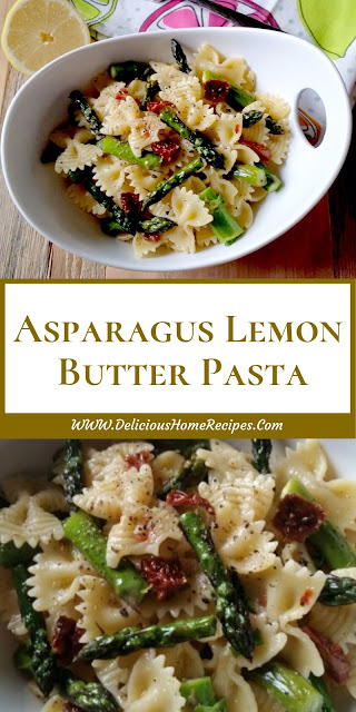 Asparagus Lemon Butter Pasta Asparagus Lemon Butter Pasta