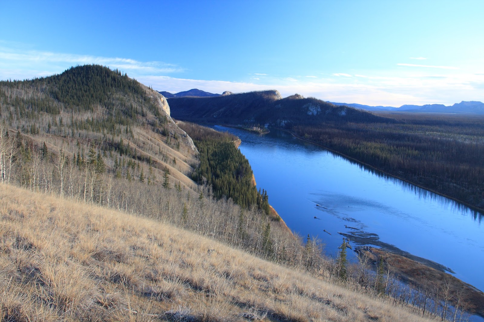 Carmacks Yukon Territory Climbing near Carmacks in the central Yukon