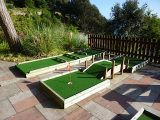 Crazy Golf course at The Imperial Hotel in Torquay, Devon