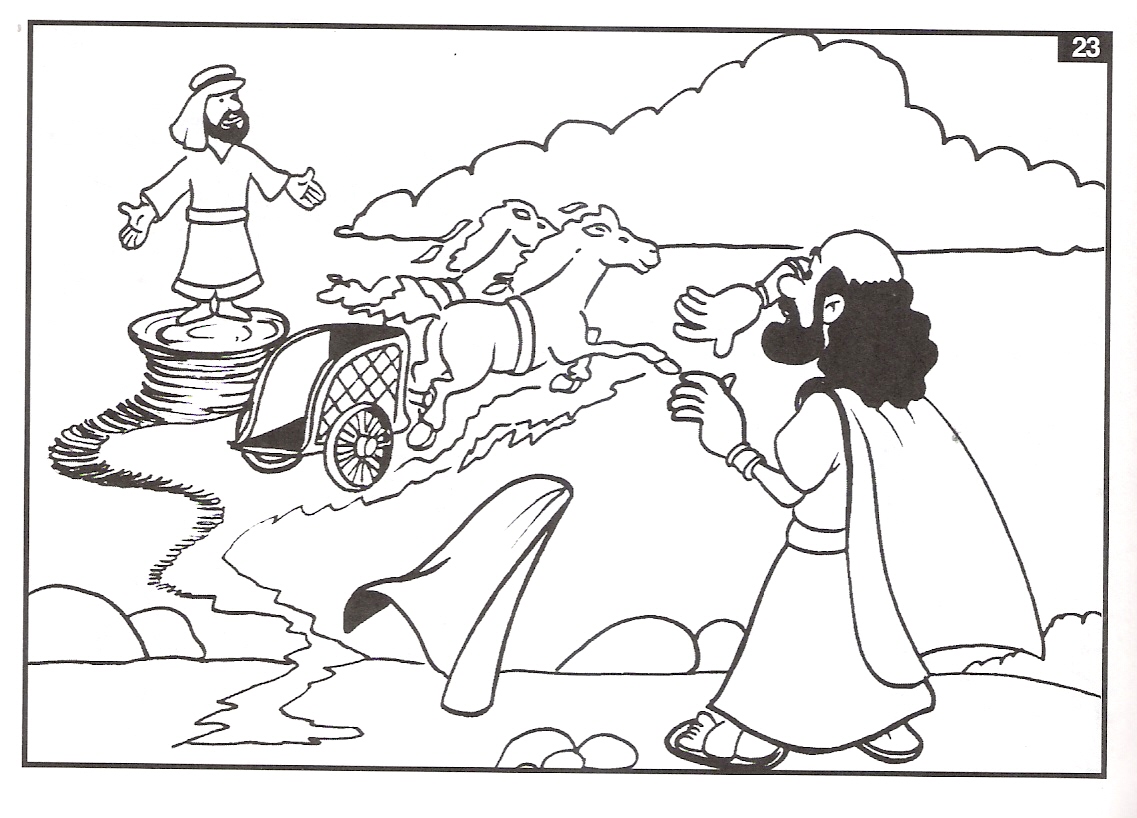 ELÍAS ES LLEVADO AL CIELO