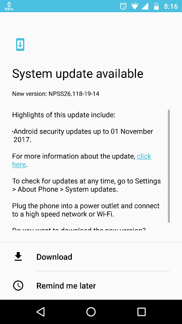 November Security update is now live for Moto Z2 Play owners