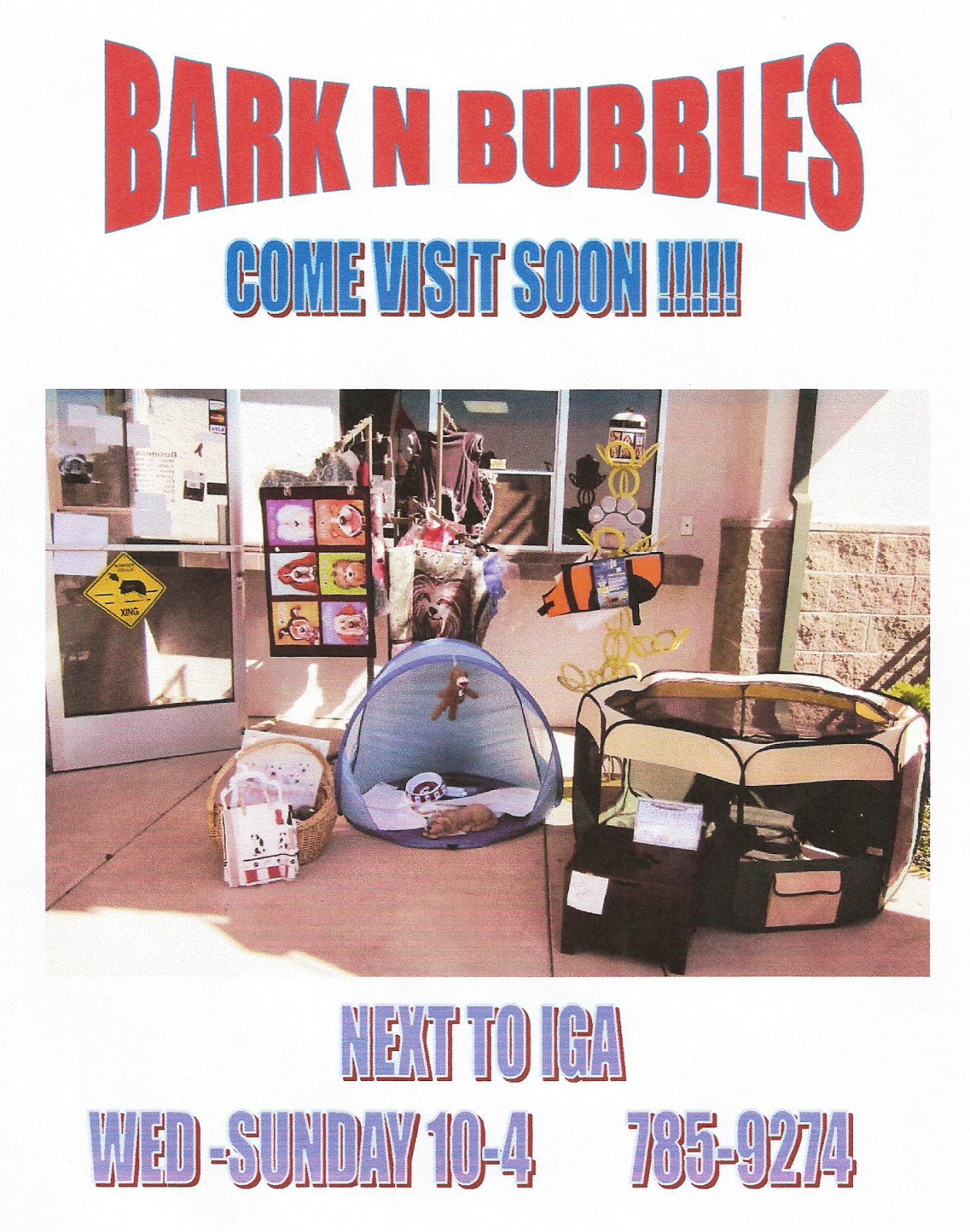 Copper Gazette Come visit Bark n Bubbles for your pets needs