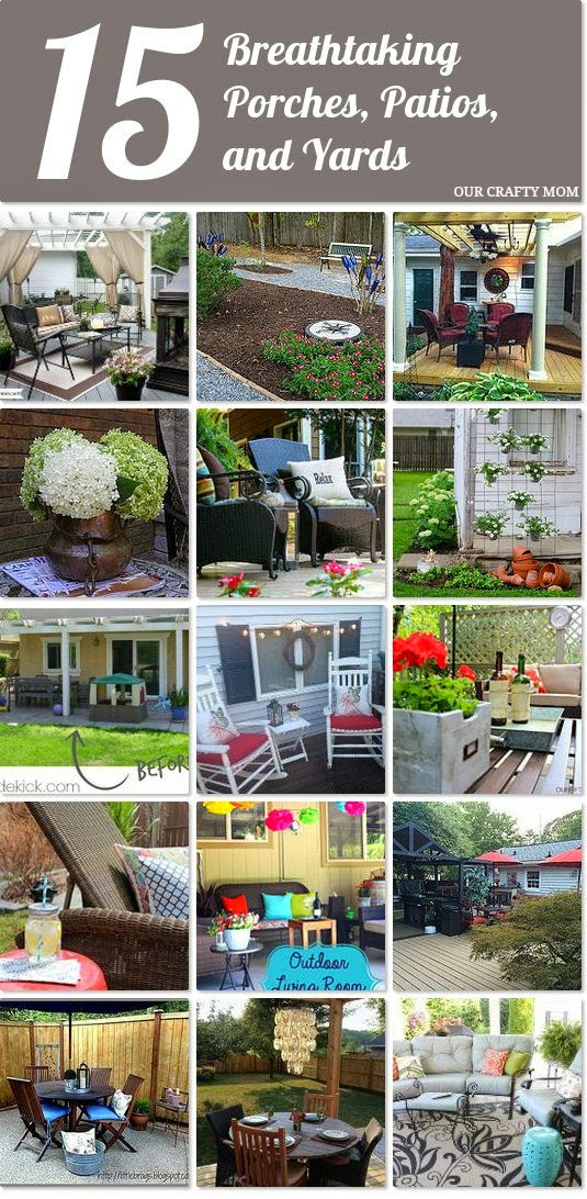 HOMETALK CURATED BOARD~PORCHES, PATIOS & YARDS~