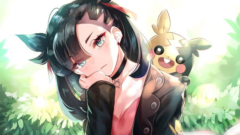 Marnie, Morpeko, Gym Leader, Pokemon Sword and Shield, 4K, #3.1397