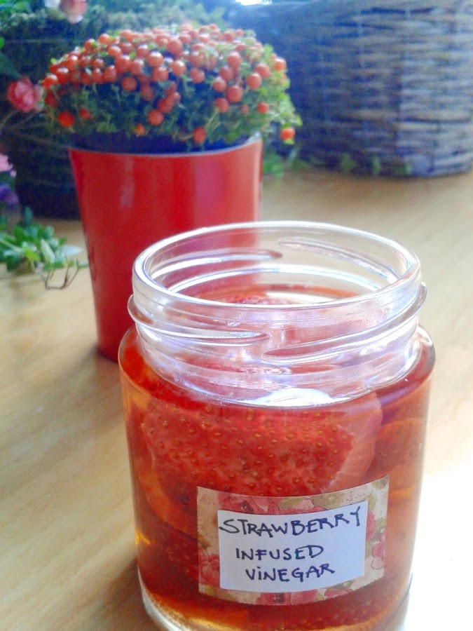 vinagre de fresas
