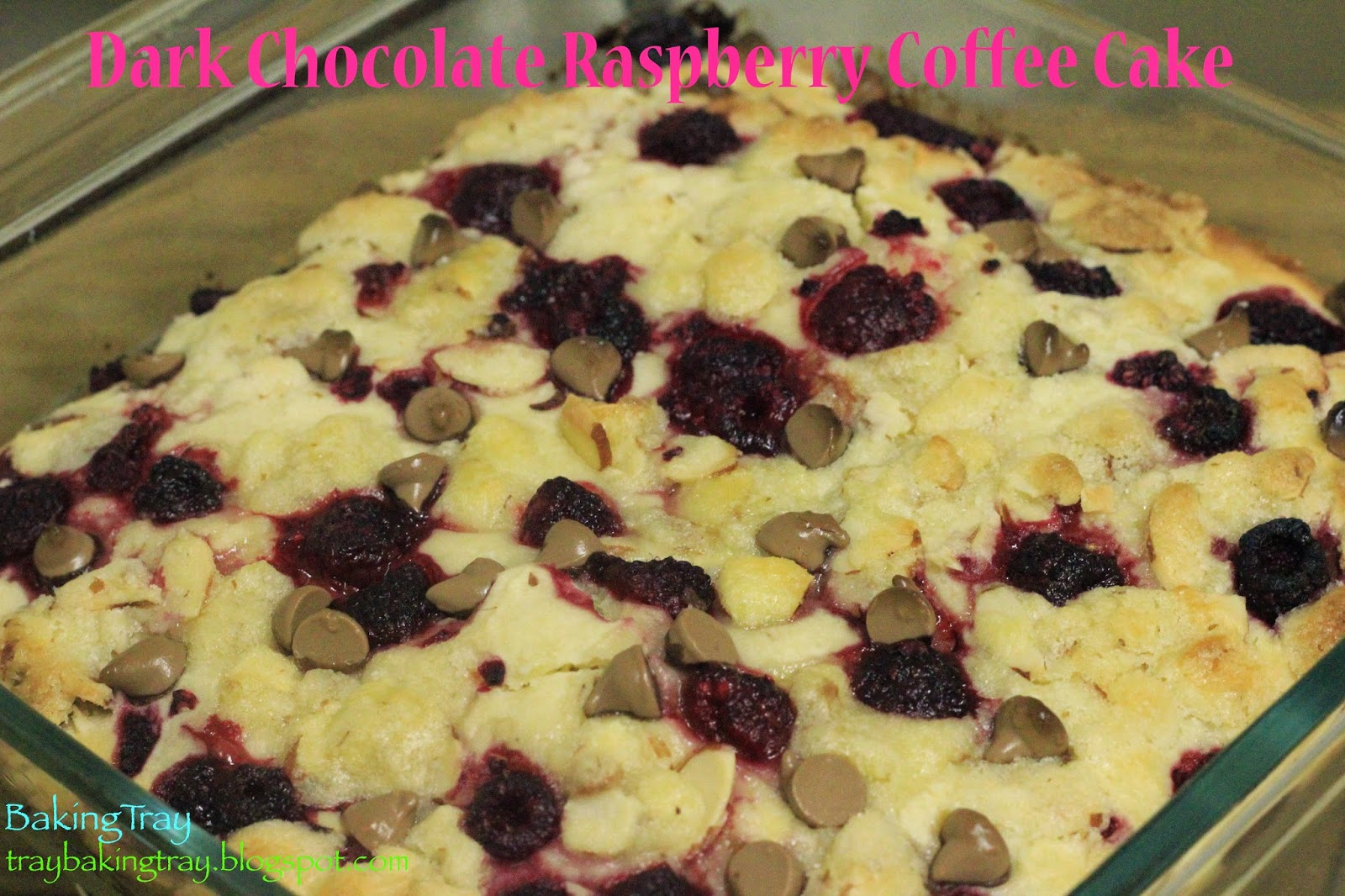 BAKING TRAY \________/ Birthday bake Dark Chocolate Raspberry