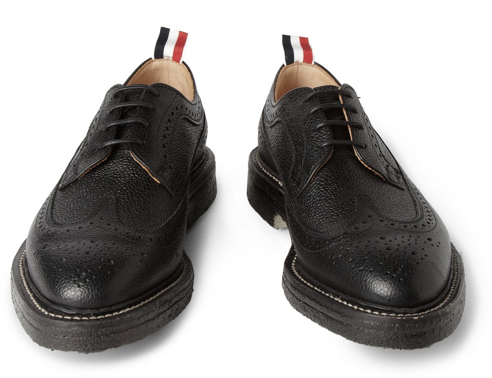 The Modern Man Blog Shoe of the Week Thom Browne CrepeSole Wingtip
