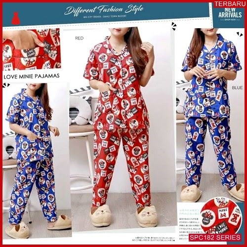 SPC182P93 Piyama Minnie Bhn Cp Baju Tidur Wanita | BMGShop