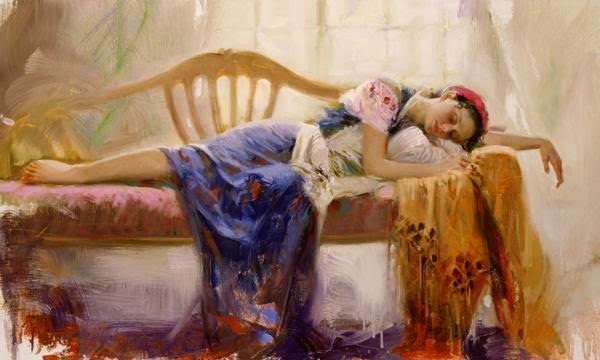 Pino Daeni e suas sensuais pinturas