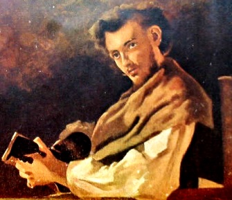 Gustavo Adolfo Bécquer Imagen de Gustavo Adolfo Bécquer sentado con un libro en la mano