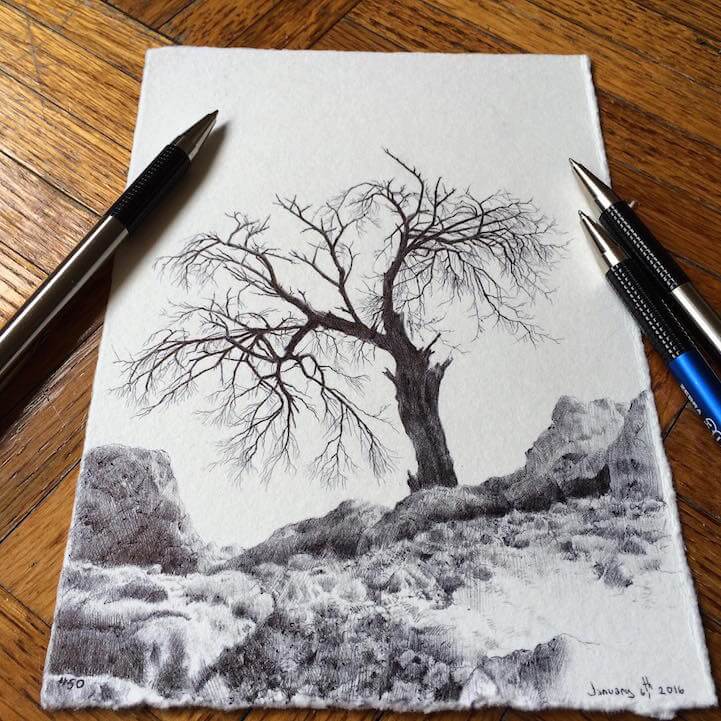 09-Dina-Brodsky-Tree-Drawings-www-designstack-co