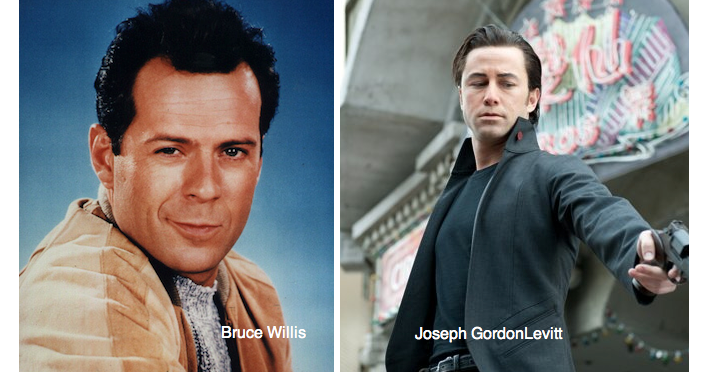 B Lot Buzz Looper Joseph Gordon Levitt As Bruce Willis