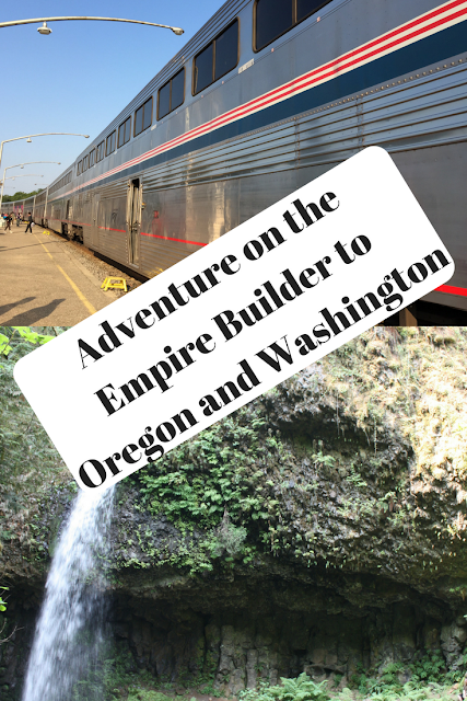 Adventure on the Empire Builder to Oregon and Washington with excursions seeing waterfalls, hiking in the mountains, exploring the shore and more.