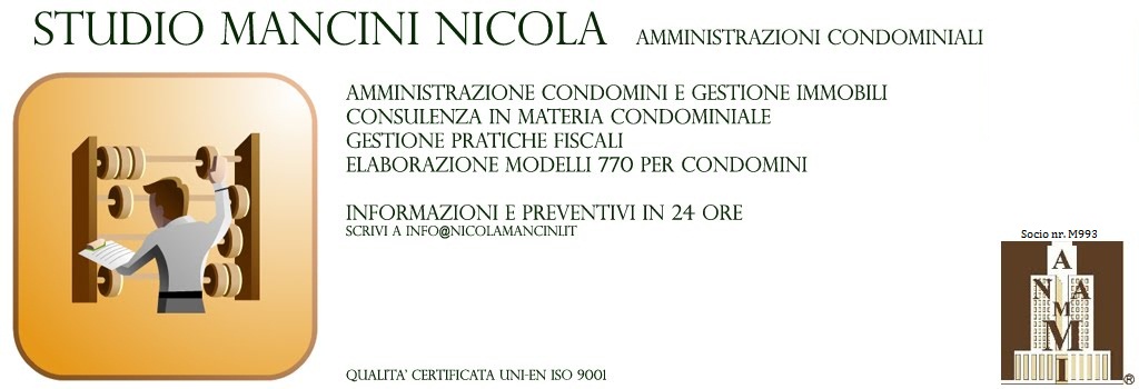 Studio Nicola Mancini - Amministratore Condominio Fano - Amministrazione condomini Fano
