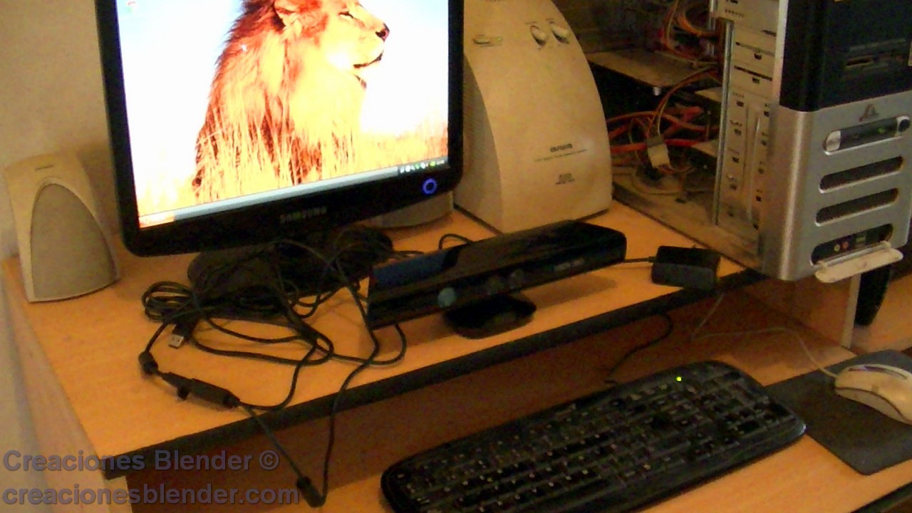 Creaciones Blender Cómo usar el Kinect de XBOX 360 para realizar