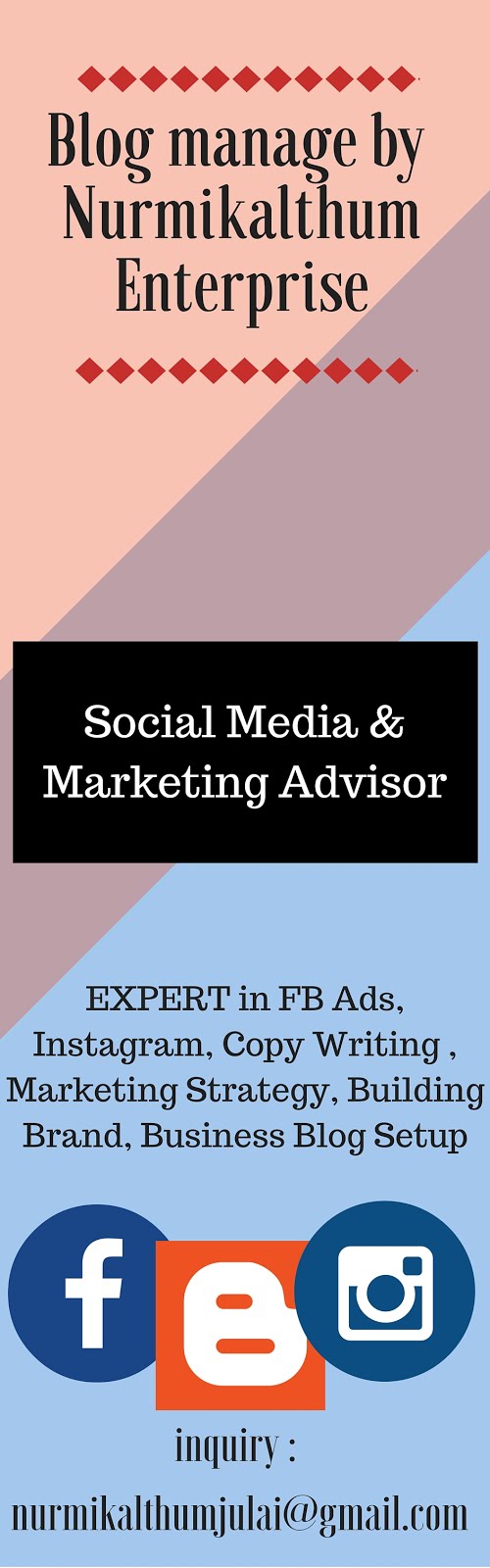 I am a Social Media & Marketing Advisor