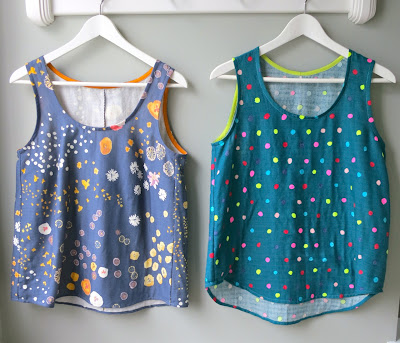 mmmcrafts: in which I sew a large number of woven tanks (or, Grainline ...