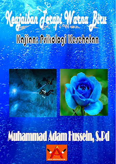 Sampul Buku Keajaiban Terapi Warna Biru