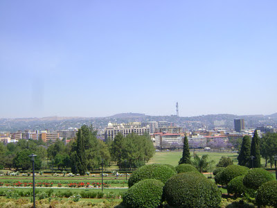 Widok na Pretorię, stolicę RPA z Union Buildings