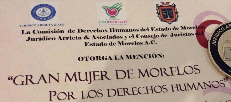 Premio Gran Mujer de Morelos 2015