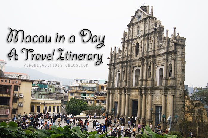Macau Day Trip Itinerary Macau Day Trip Itinerary