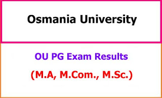 Osmania University PG Results Osmania University PG Results
