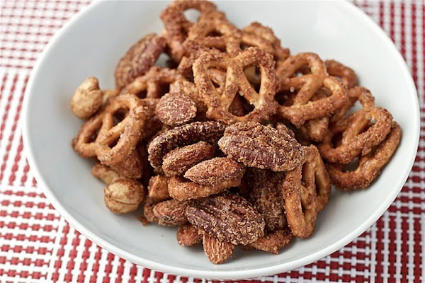 addictively delicious sweet and spicy snack mix