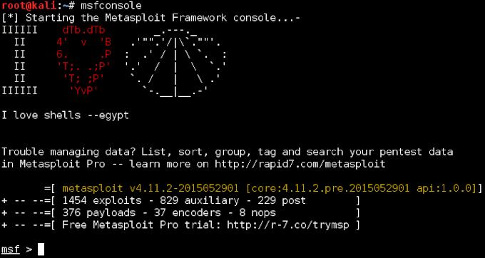 Sử dụng Kali Linux để pentest phần 4: Hướng dẫn sử dụng payload Meterpreter