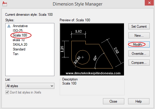 Mengganti Teks Autocad Sesuai Selera