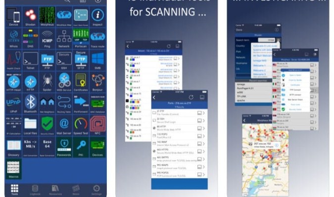 Aplikasi iPhone - iNetwork Toolbox Aplikasi iPhone - iNetwork Toolbox