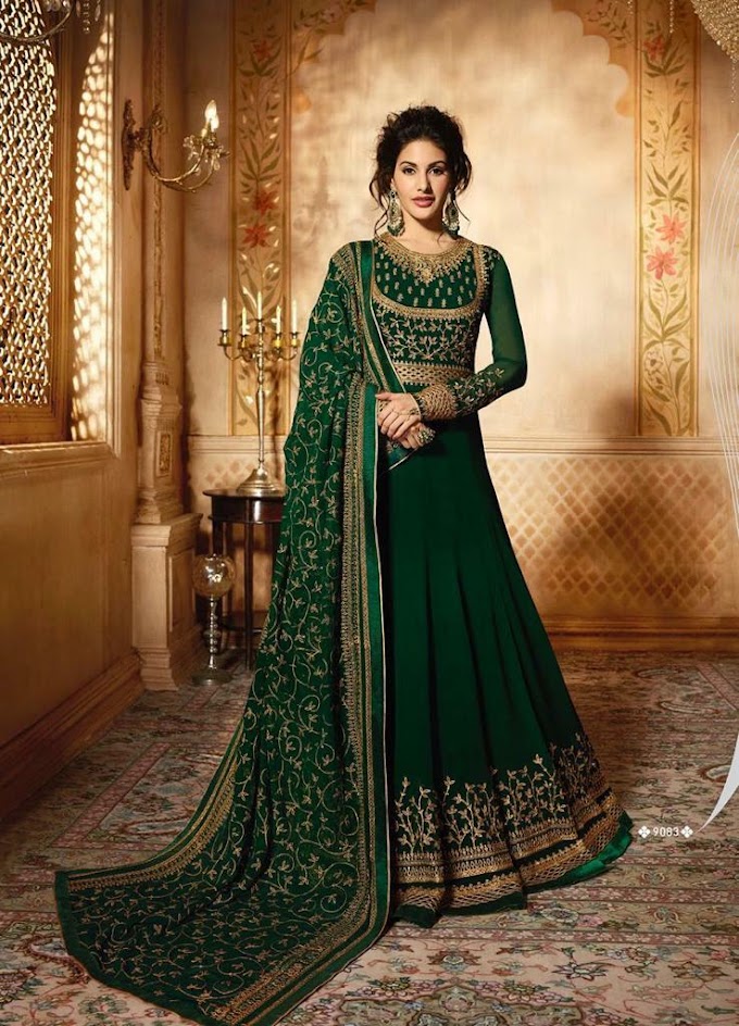 Amyra Glossy Simar Salwar Kameez and Gown Wedding Collection